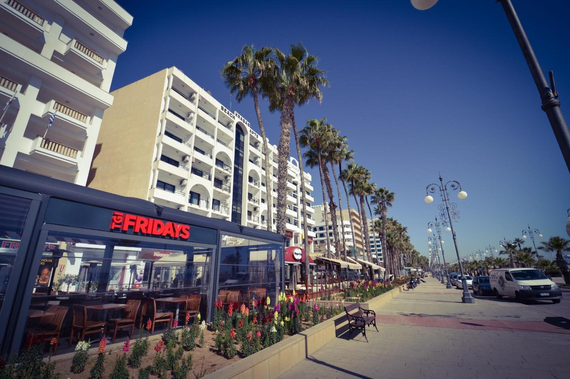 Krasas Beach Apartment Rentals Larnaca Exterior foto